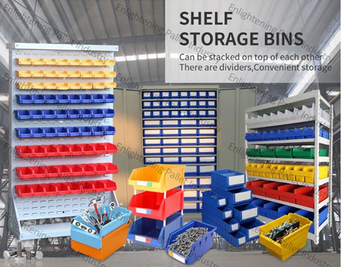 plastic storage bins