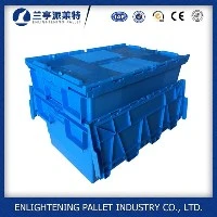Heavy Duty kohandatud plastikust kasti plastikust väike konteiner korduvkasutatav bos / bin / crate